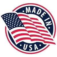 Made in USA badge, as stated by the Sodatide manufacturer