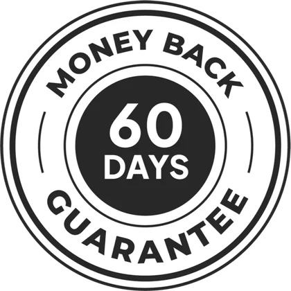 Sodatide 60-day money-back guarantee seal